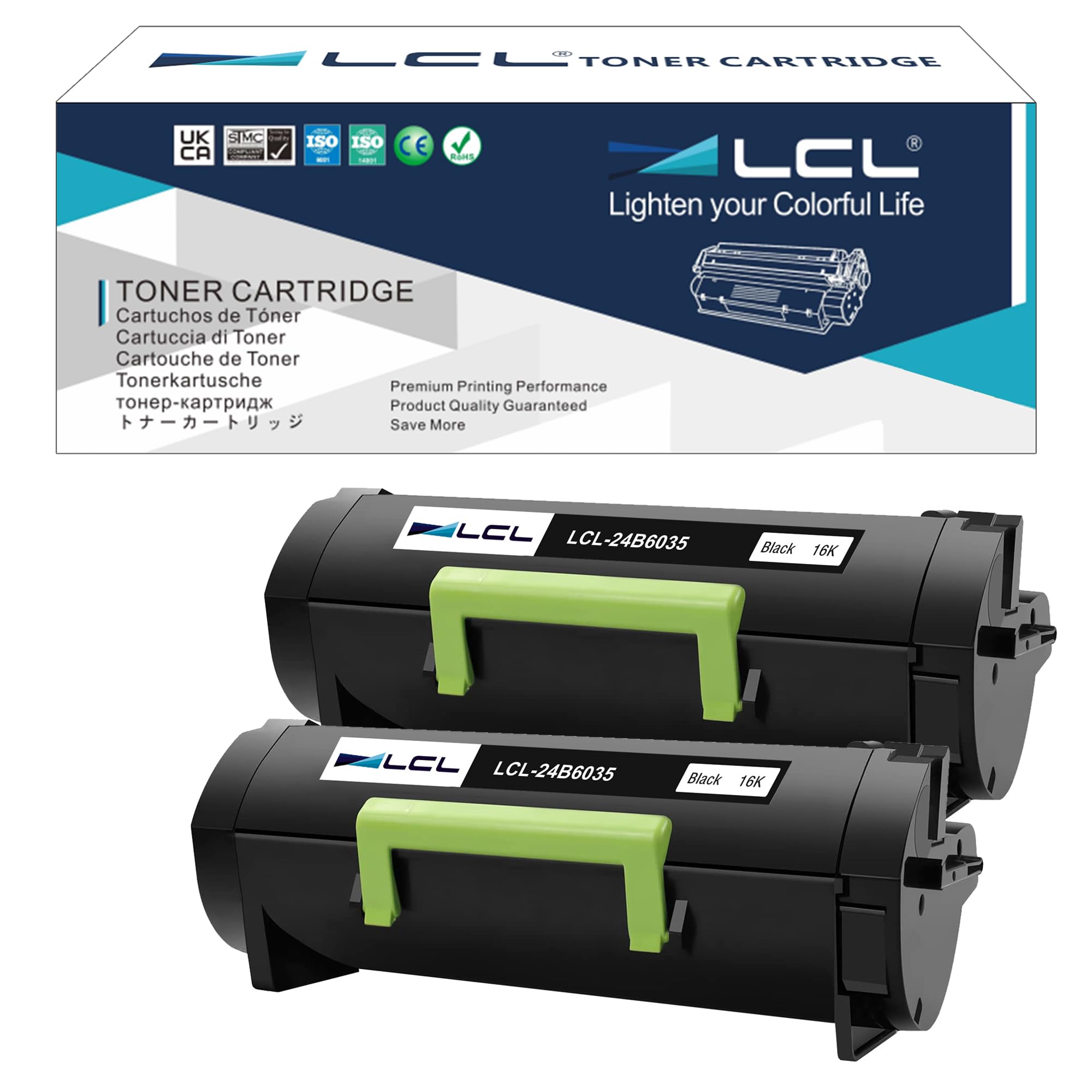 Amazon.com: LCL 24B6035 Black Toner Cartridge 16000 Pages